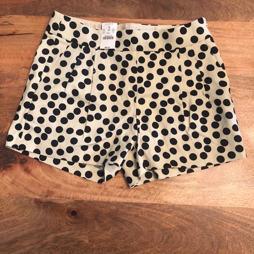 J crew shorts size 6